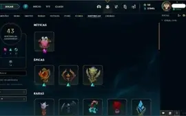 conta lol full champ d4 win rate mestre 83 wins 47 loses