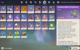AR56 Nahida + BIS, Cyno + BIS, Tighnari+BIS e vários outros