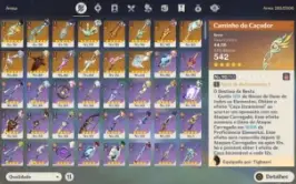 AR56 Nahida + BIS, Cyno + BIS, Tighnari+BIS e vários outros