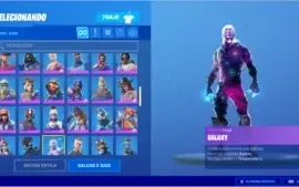 Conta Fortnite 140 Skins + Galaxy