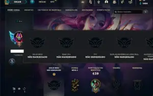 Conta Unranked com 150 Champs e 106 Skins ( MAIN SUP )