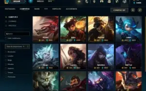 Conta Unranked com 150 Champs e 106 Skins ( MAIN SUP )