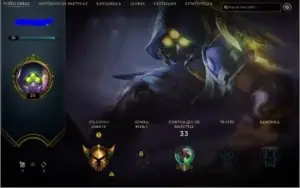 CONTA LOL OURO 4 (ZED PSYOPS + BORDA DA SKIN)