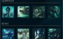 CONTA LOL OURO 4 (ZED PSYOPS + BORDA DA SKIN)