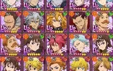 Conta Nanatsu no Taizai Grand Cross Server Global 3.9kk BOX