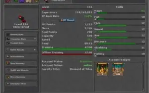 Elder Druid 194 - Lutabra - Warrior Retro