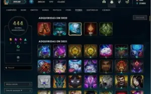 Conta De Lol - Todos Os Campeões - 600 Skins +