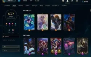Conta De Lol - Todos Os Campeões - 600 Skins +