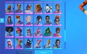 CONTA FORTNITE 109 SKINS, com minty, galaxy, ikonik e glow