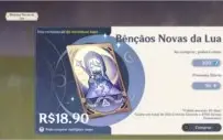 CONTA GENSHIN RANK 29 COM 9 PERSONAGENS 4* + BENÇÃO + PASSE