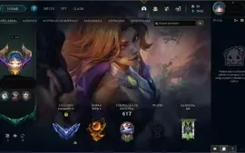 Conta lol diamante 4 todos champs 206 skins