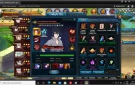 Conta Naruto online NA, servidor 1530 - Top 5 291k de FC