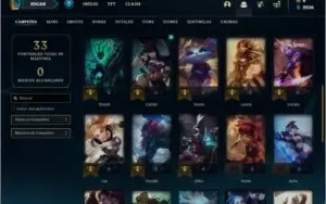 Conta prata 4 com 2 skins e 33 champs ( MAIN ADC )