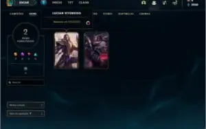 Conta prata 4 com 2 skins e 33 champs ( MAIN ADC )