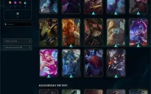 Conta League of Legends Diamante 1 ex Mestre