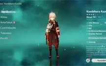 CONTA GENSHIN COM 20 PERSONAGENS T5 E 10 ARMAS T5