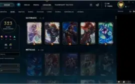 CONTA LEAGUE OF LEGENDS