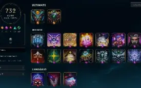 Conta LoL SKIN FAKER 499 skins 157 chromas 732 icones