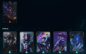 Conta LoL SKIN FAKER 499 skins 157 chromas 732 icones
