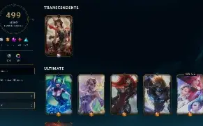 Conta LoL SKIN FAKER 499 skins 157 chromas 732 icones