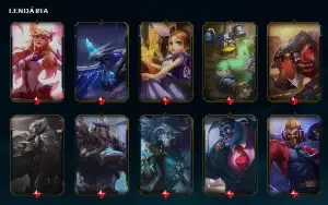 Conta LoL SKIN FAKER 499 skins 157 chromas 732 icones