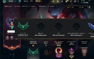 Esmeralda 3 com TODOS os champs e 259 Skins + 10 Vitoriosas