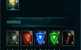 Conta League of Legends - Platina 5  - 178 skins