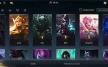  CONTA WILD RIFT - Ex diamante / 34 skins