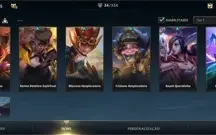  CONTA WILD RIFT - Ex diamante / 34 skins