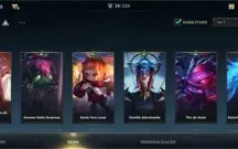  CONTA WILD RIFT - Ex diamante / 34 skins