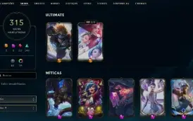 Conta LVL 329 Unranked