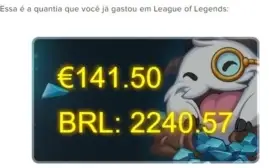 Conta League Of Legends com 263 Skins