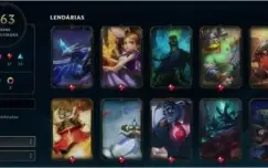 Conta League Of Legends com 263 Skins