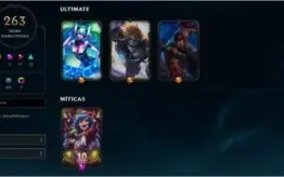 Conta League Of Legends com 263 Skins