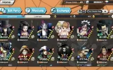 Conta One Piece Bounty Rush! Zoro 100,Roger 100,BN 100,G5 64