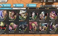 Conta One Piece Bounty Rush! Zoro 100,Roger 100,BN 100,G5 64