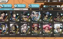 Conta One Piece Bounty Rush! Zoro 100,Roger 100,BN 100,G5 64