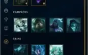 CONTA LOL 30+ UNRANKED