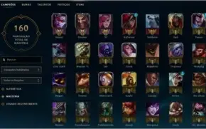 Conta League of Legends - Bronze 3 + 47 Campeões e Skins+