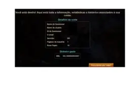 Conta a venda!