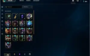 CONTA LVL 144, ELO PLATINA, 72 SKINS