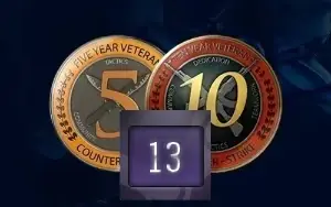 Conta Antiga Steam 13 Anos Medalhas 5 E 10 Anos De Serviço