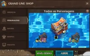 Conta Grand Line Adventure(Gla) Iniciante
