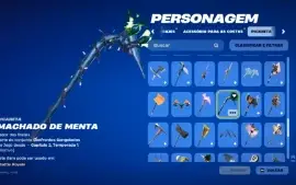 conta fortnite com: +161 skins, minty... (LEIA A DESC!)