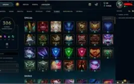 Conta LOL Plat IV - 596 Skins