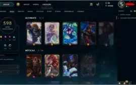 Conta LOL Plat IV - 596 Skins