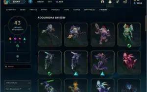Conta lol 400+ skins