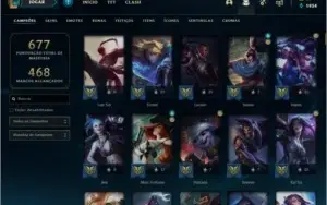 Conta lol 400+ skins