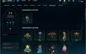 Conta lol 400+ skins