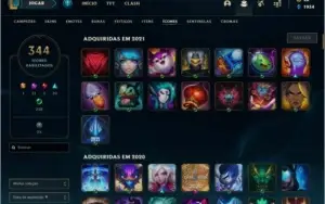 Conta lol 400+ skins